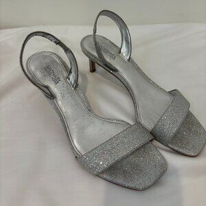 MICHAEL MICHAEL KORS Mila Glitter Sandal Sz 7